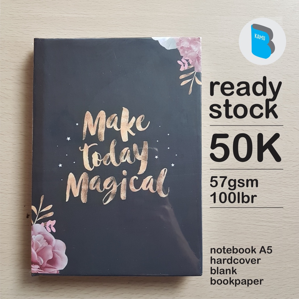 

[HARDCOVER 57gsm] Notebook A5 Buku Tulis Catatan Jurnal Bookpaper - Magical