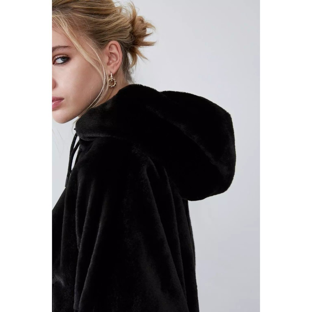 [baju wanita korea]  Winter Jacket Hoodie Jaket Bulu Coat Wanita Korea Import