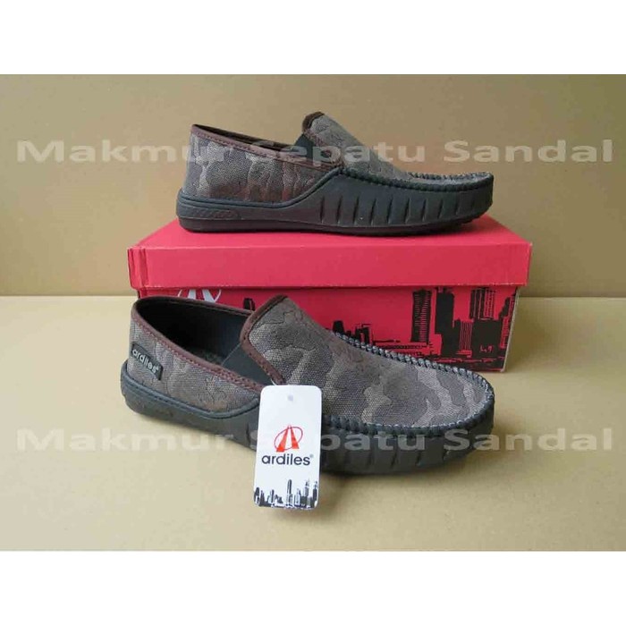 New Sepatu Slip On Pria - Ardiles Bounty - Coklat Murah