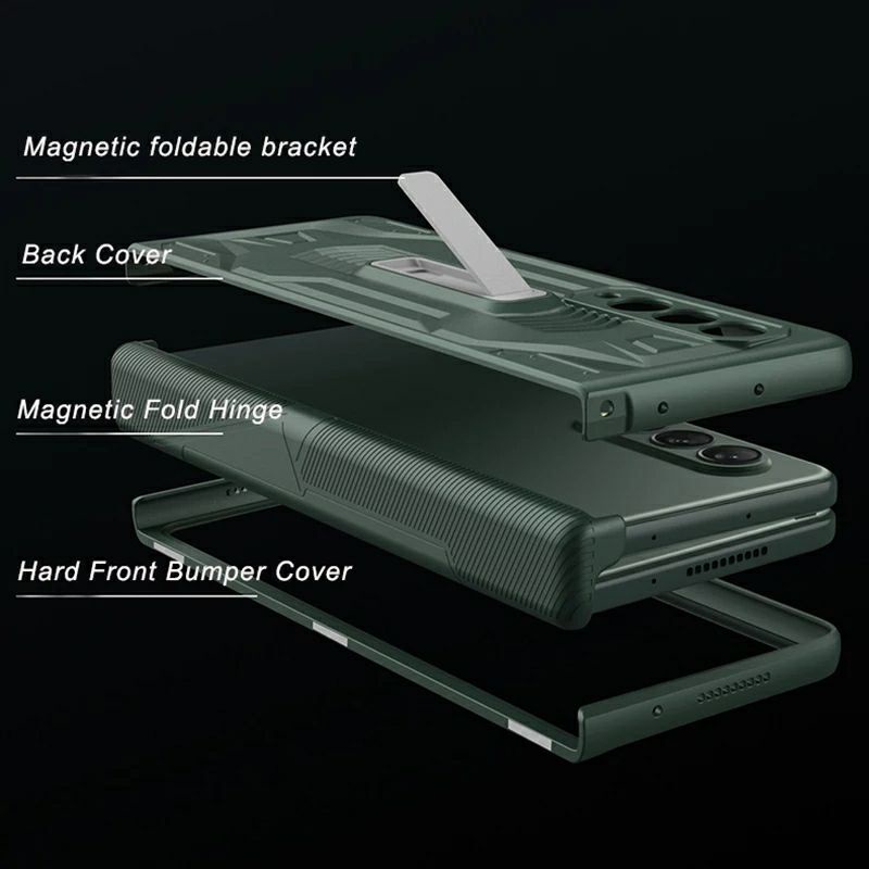 Case Samsung Galaxy Z Fold 3 5G Fold3 Beetle Armor Hinge Protection