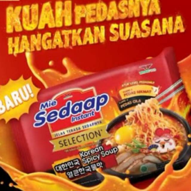 

1DUS 40 PCS MIE SEDAP KOREAN SPICY KUAH DAN GORENG