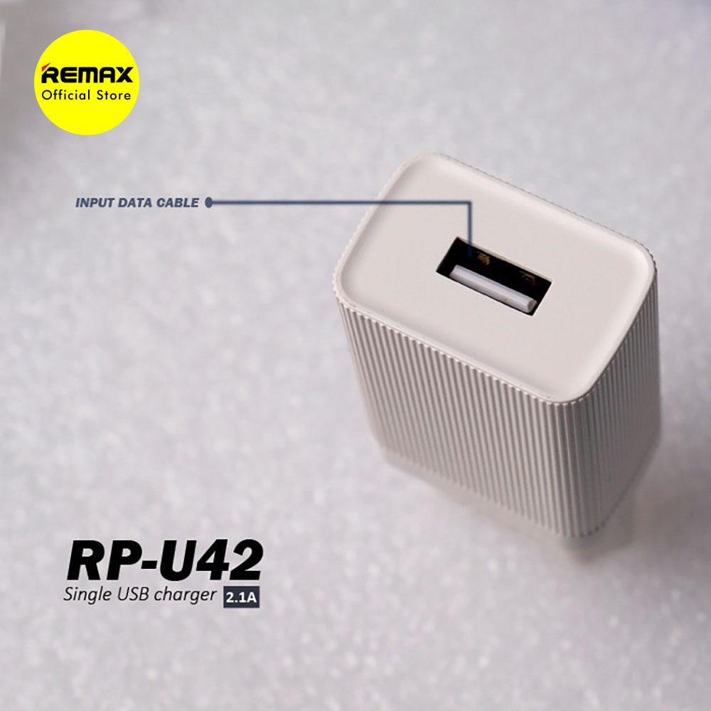 REMAX Universal USB Charger Adaptor 2.1A RP-U42