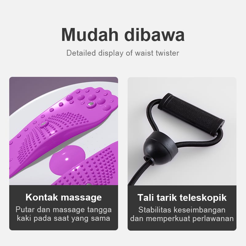 Magnetic Trimmer Jogging Body Plate | Melangsingkan Tubuh Alat Olahraga