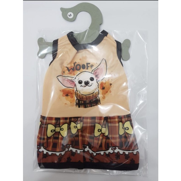 BAJU KAOS DRESS ANJING KUCING M