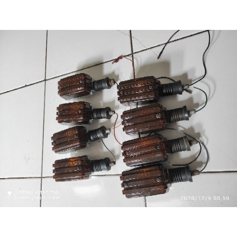 lampu sein rx king kotak tua copotan original