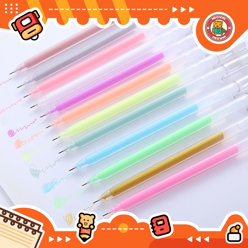 

Pulpen Warna Warni Jelly Pastel Colour Gel Deco Pen PN0365