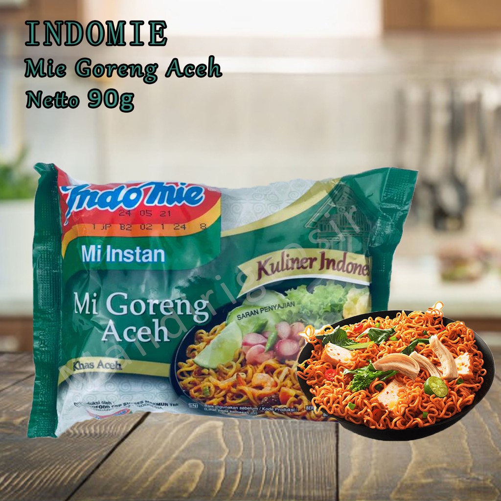 Mi Instan * Indomie * Mie Goreng Aceh * 90g