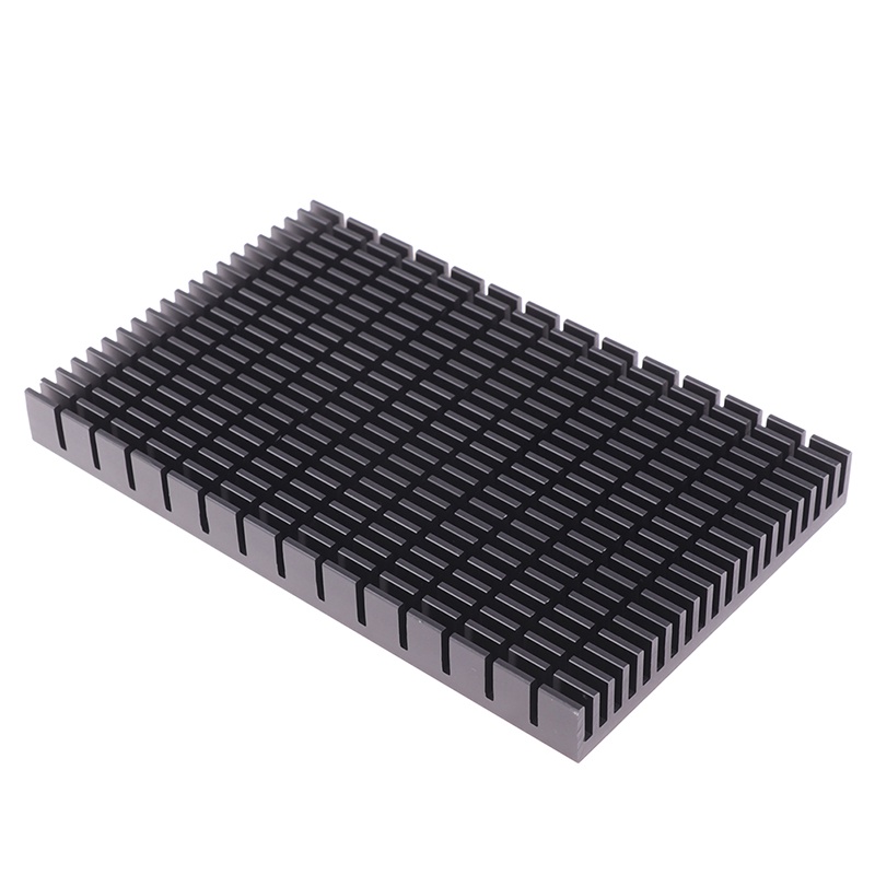 {LUCKID}150*93*15MM Heating Panel Heat sink Aluminum Heatsink Plate Black Radiator