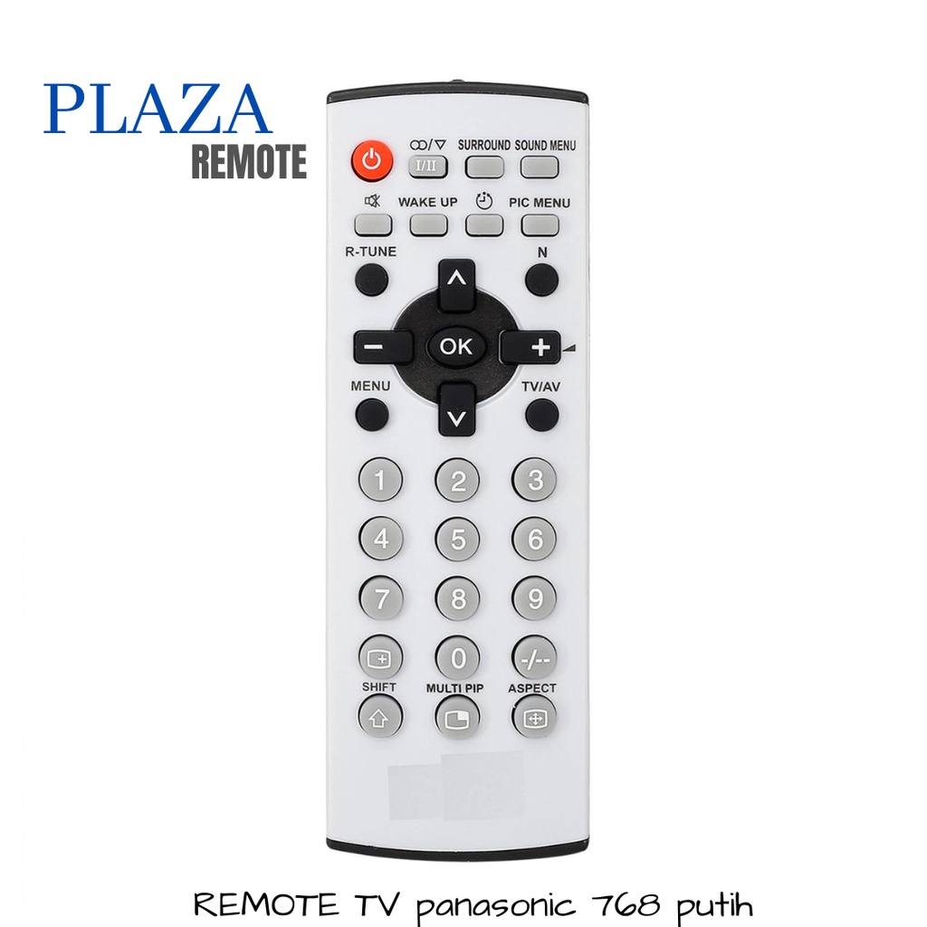 REMOTE TV PANASONI PUTIH ABU MULTIFUNGSI CHUNGHE 768TR