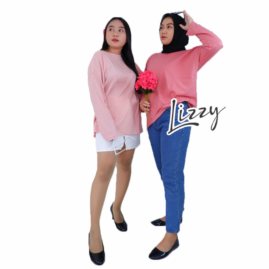 Lizzy - BASIC TEE LONG PASTEL