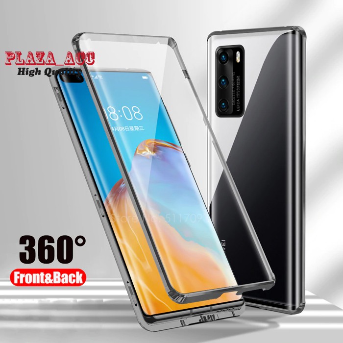 Dou Glass Case Huawei P40 Pro - Casing Huawei P40 Pro Case Cover Metal