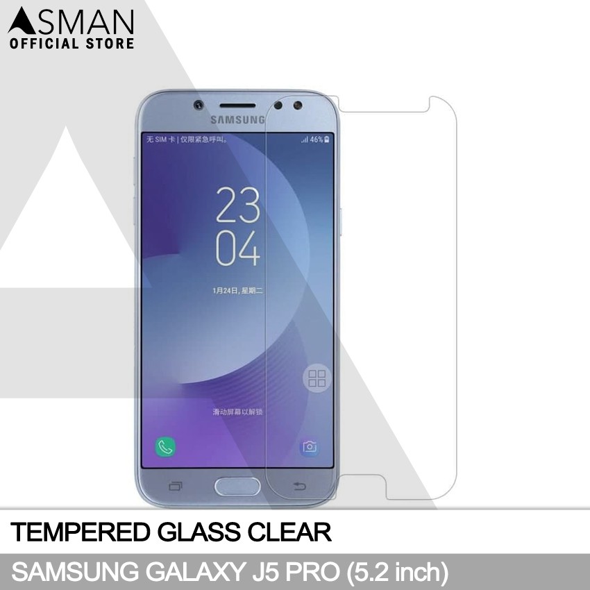Tempered Glass Samsung Galaxy J5 Pro (5.2&quot;) | Anti Gores Pelindung Layar Kaca - Bening