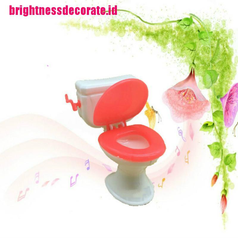 Brightid 1pc Toilet Duduk + 1pc Wastafel Untuk Aksesoris Rumah Boneka Barbie