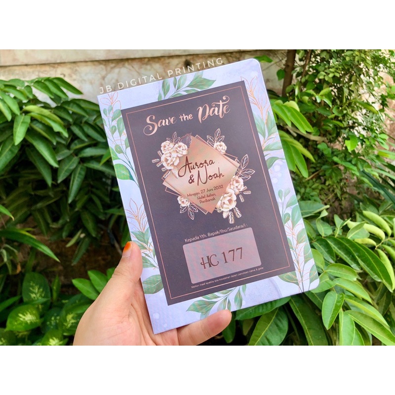 Undangan Pernikahan Blangko HC 177