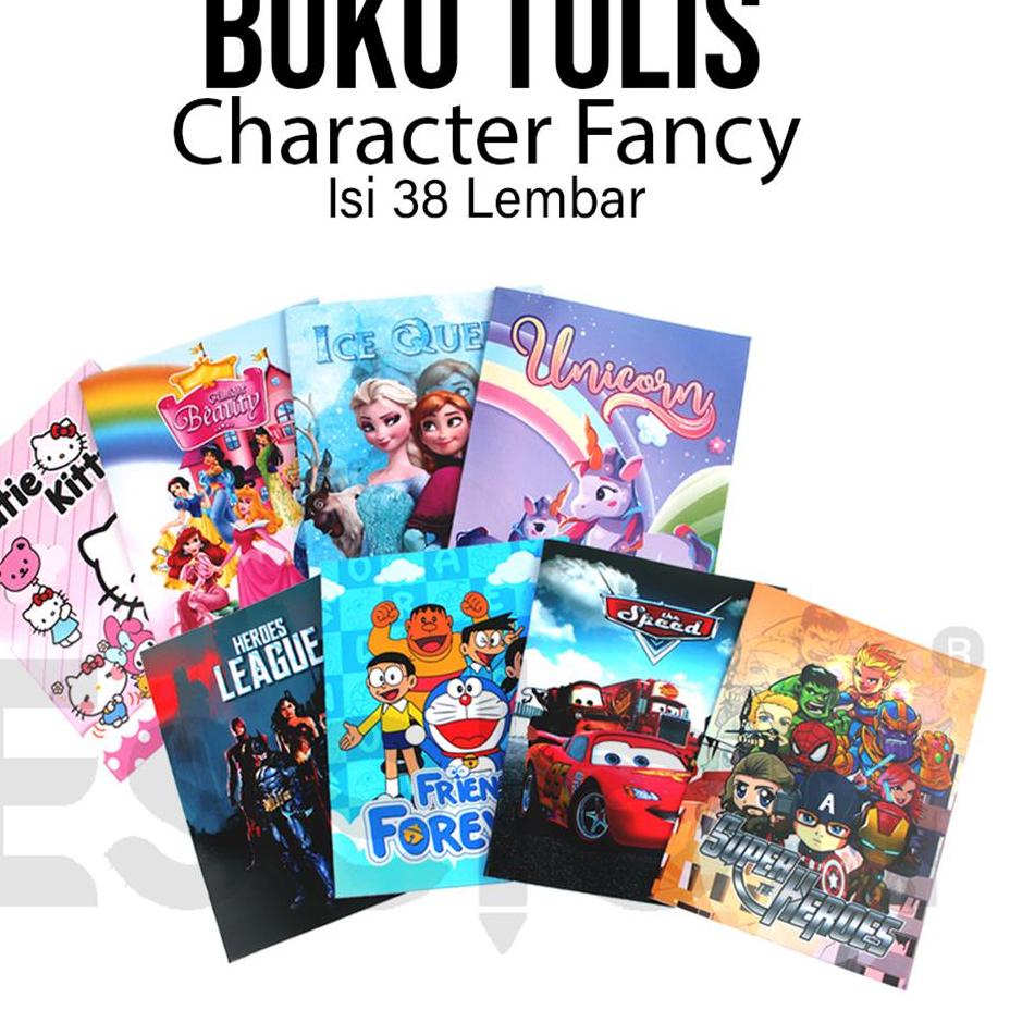 

Flash Sale 10pcs Buku Tulis Fancy SP Bergaris Kwarto 38lbr /1pack Buku