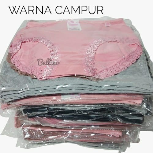 12pcs Celana Dalam Wanita Renda Grisina Size L XL XXL XXXL Grosir Lusinan CD Cewek Jumbo Sempak Cewe