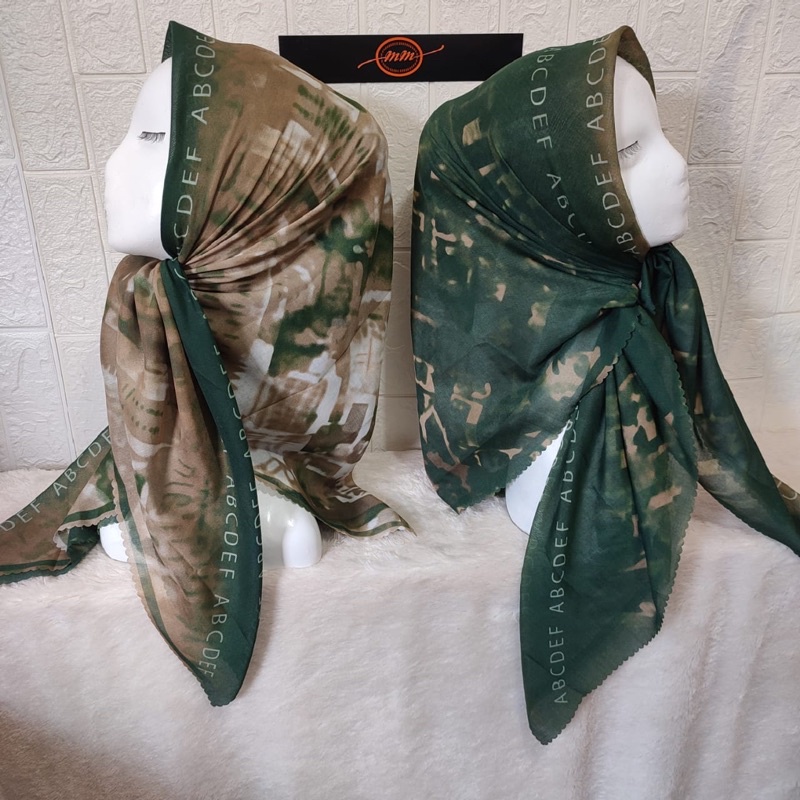 KOREA HIJAB VOAL MOTIF LC//JILBAB TERBARU MOTIF TERLARIS-8