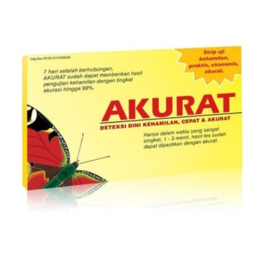 AKURAT STRIP TESTPACK TEST HAMIL