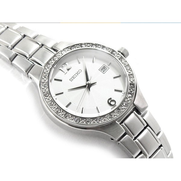 Seiko Ladies SUR789P1 Quartz Silver Dial - Jam Tangan Wanita SUR789