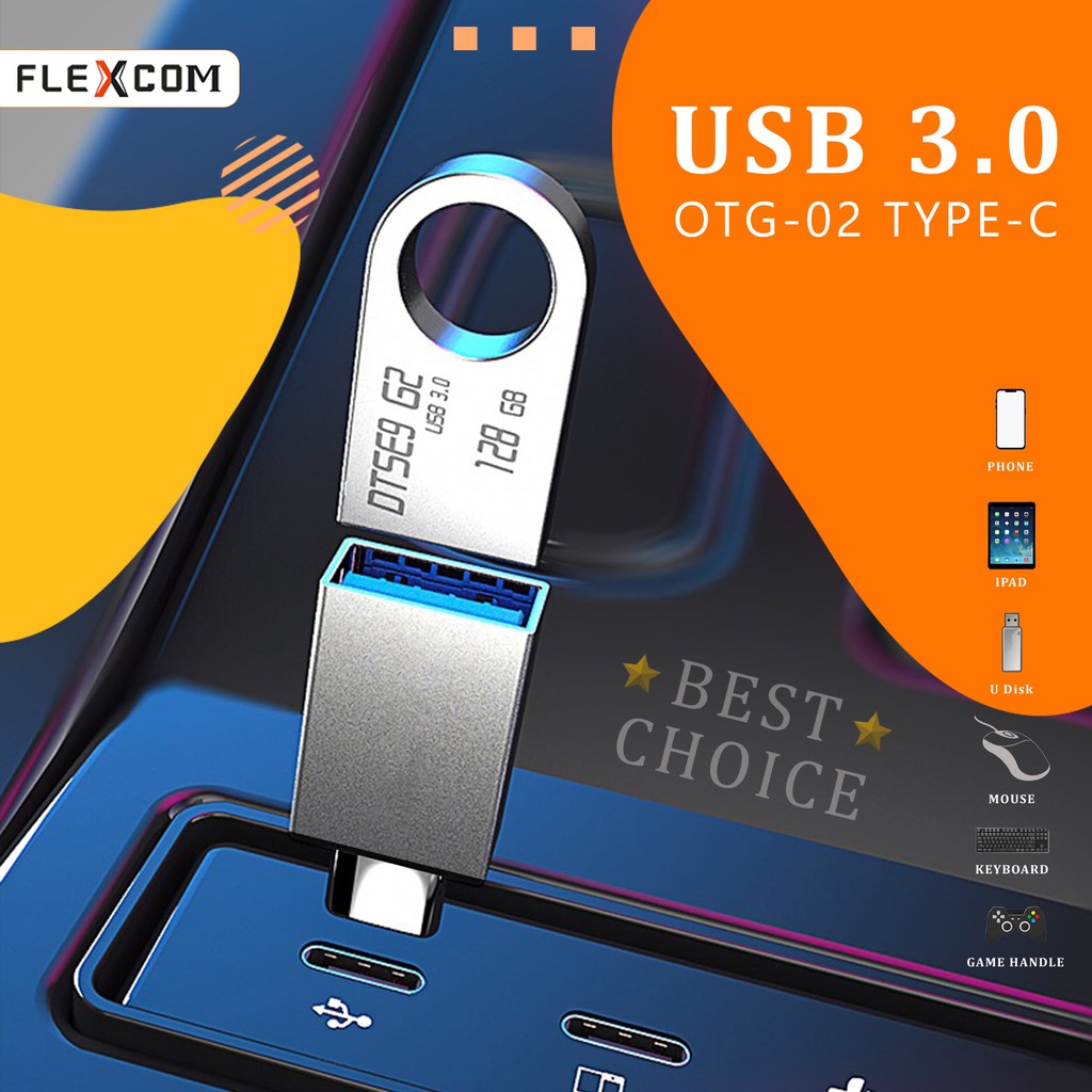 OTG FLECO METAL Type C - Micro / USB 3.0 / OTG Adapter