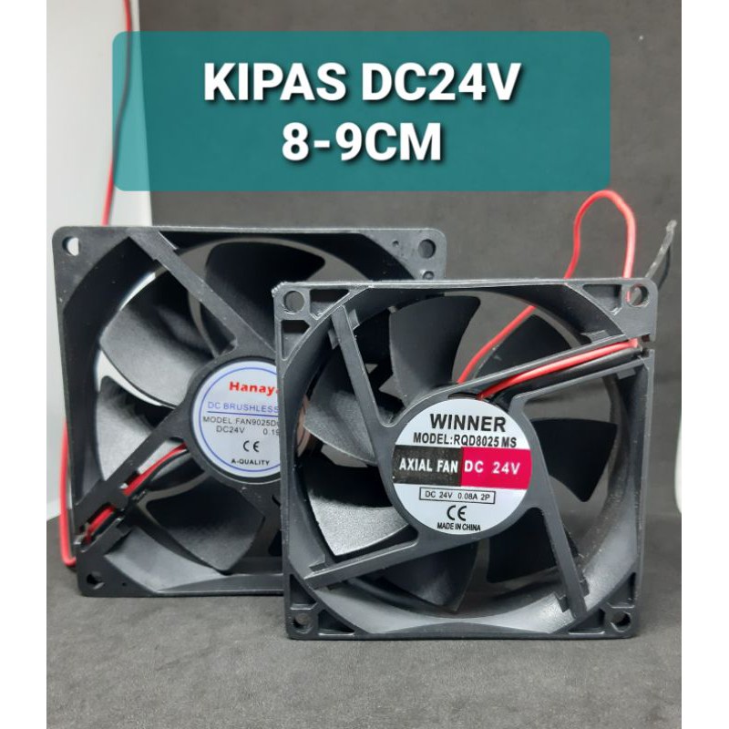 KIPAS DC 24V 8CM 9CM KIPAS DC24V BACA KETERANGAN