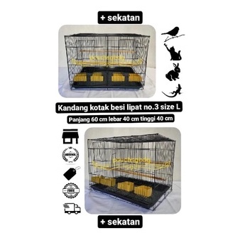 KANDANG BURUNG SEKAT/ KANDANG KUCING/ KANDANG KELINCI/ KANDANG SUGAR GLIDER/ KANDANG REPTIL/ KANDANG