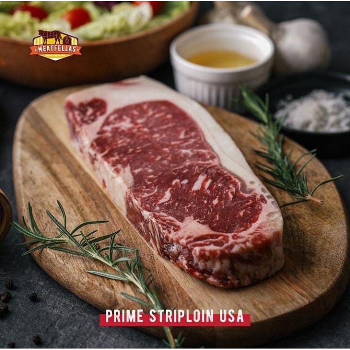 

Striploin Steak Prime Sirloin Daging Sapi Premium Beef