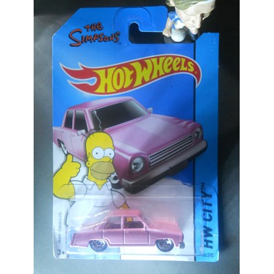 hot wheels the simpsons family car