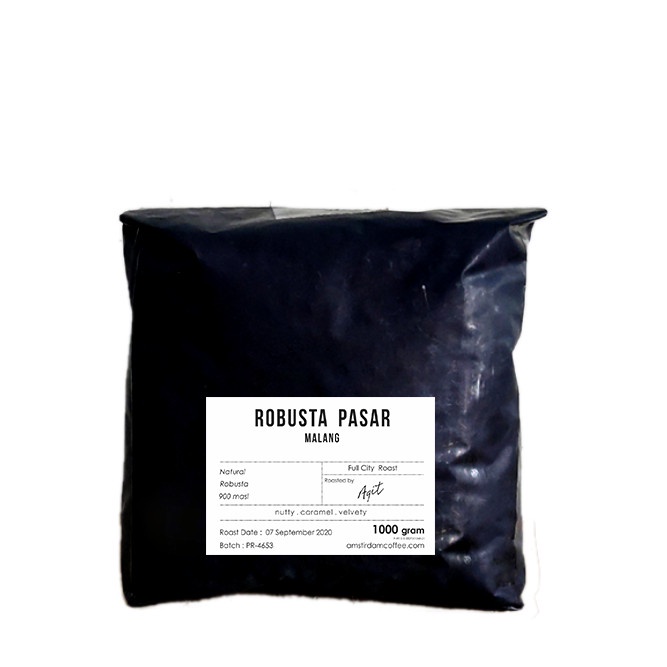 

DISKON - (BISA COD) Kopi Robusta Dampit Tirtoyudo Kualitas Pasar (Kemasan 1kg) - BIJI