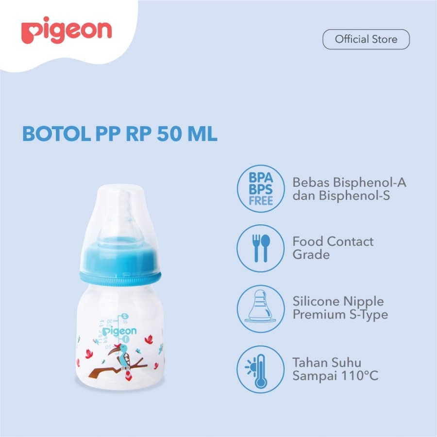 Pigeon Botol PP Slim Neck 50ml - BADAK BERCULA SATU