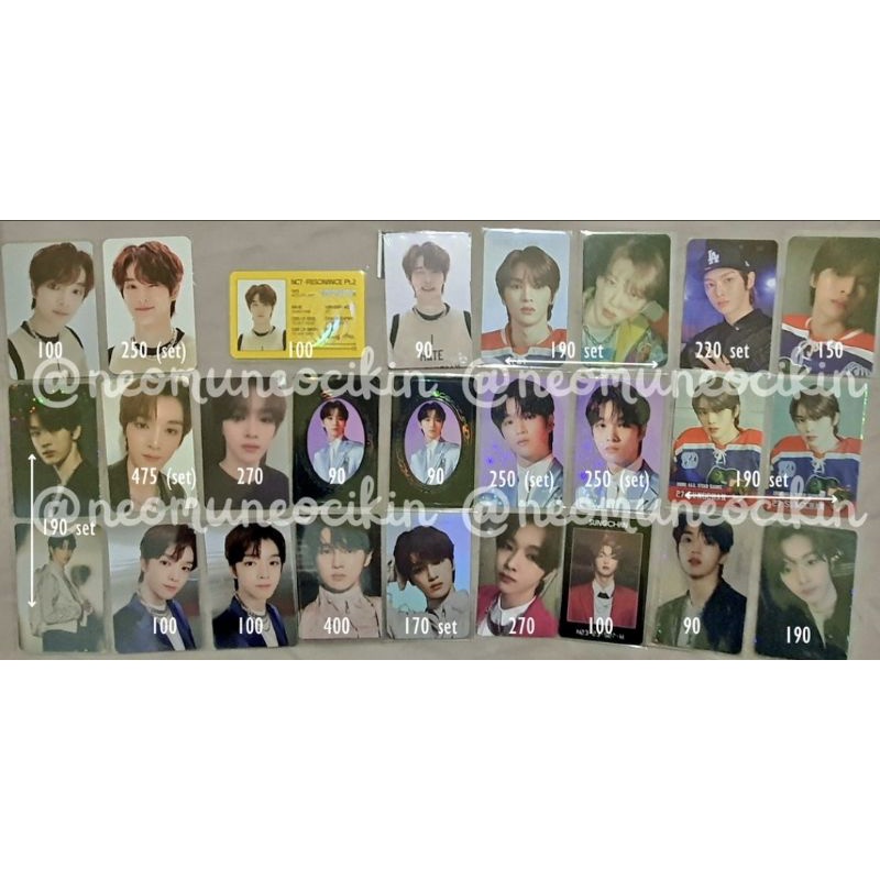NCT Sungchan Photocard Resonance Binder Cashbee Luggage Beyond Live Holo Lenti Photo Frame Set Arriv