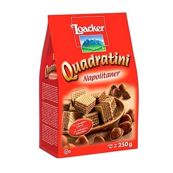 

loacker quadratini wafers napolitaner 250 gr