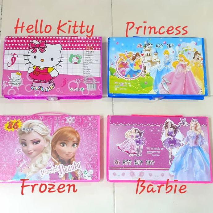 

CRAYON SET KOPER ISI 86 PCS UNTUK MEWARNAI / KADO ANAK KOMPLIT - PRINCESS PINK