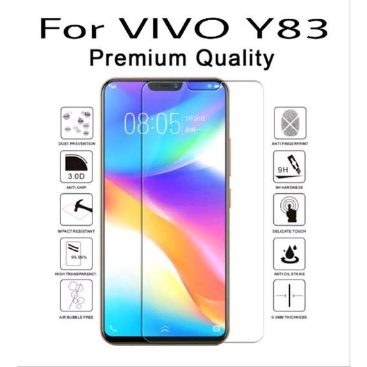 Tempered Glass Full Cover VIVO Y71/15/53/55/83/93/51/17/12/95/91/V3/Y81 Anti gores kaca high quality