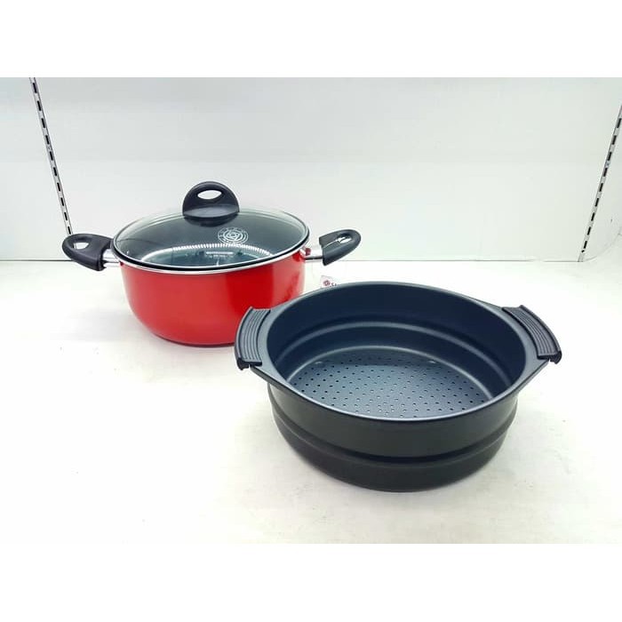 Panci Kukusan SUPRA 24cm/ Multi Steamer Supra 24 cm