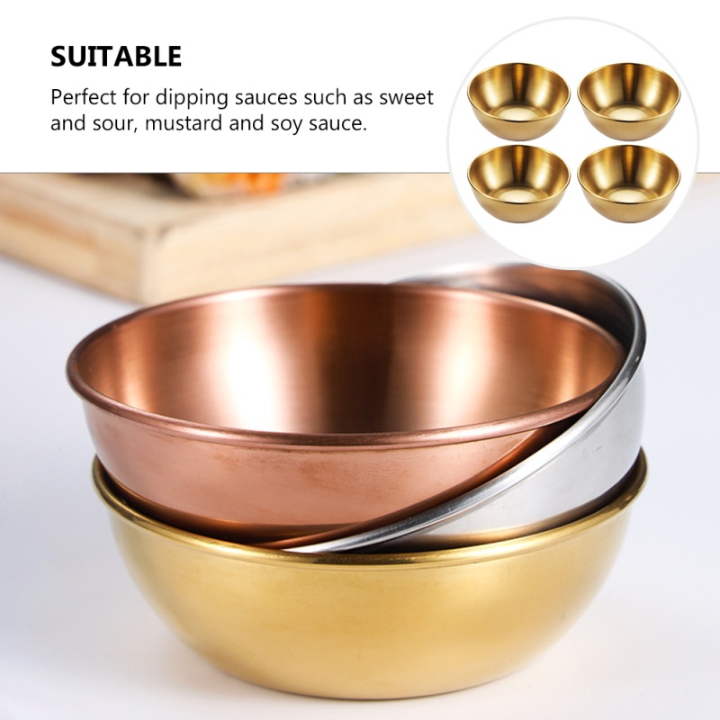 Mangkok Stainless Steel Bowl Simple Design 1 PCS / Mangkok Makan Stainless