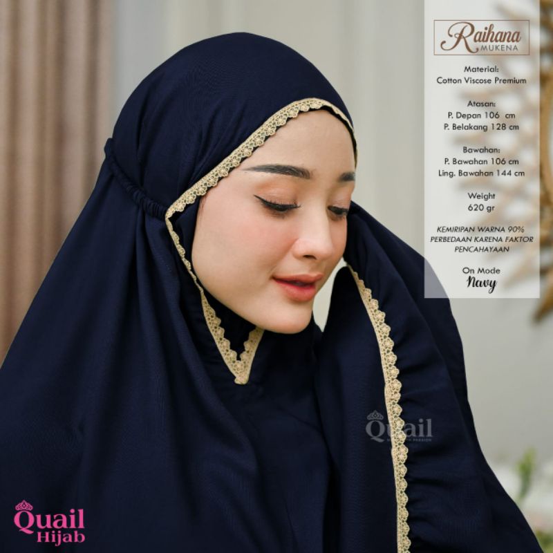 Mukena Raihana Ori Quail