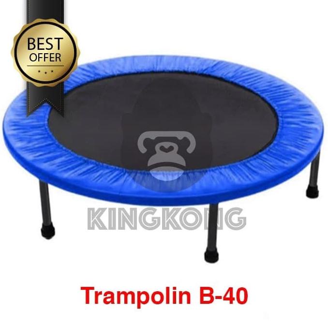 Trampoline Trampolin Alat Lompat Anak Besar 40" Inch