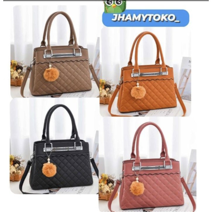 Tas wanita import kulit Uk30x21cmV