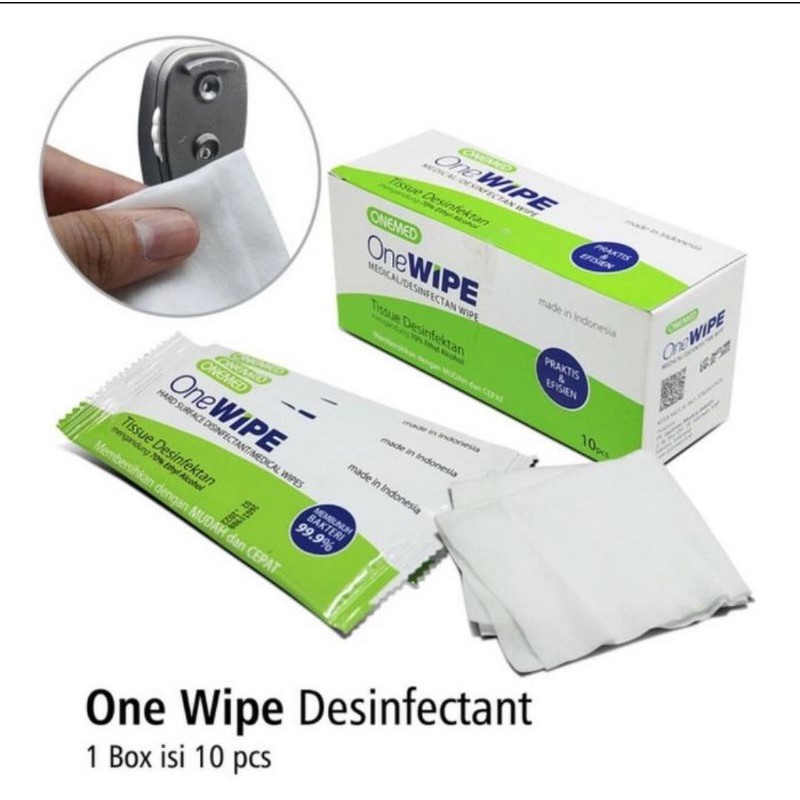 One Med One Wipe Tissue Disinfectan