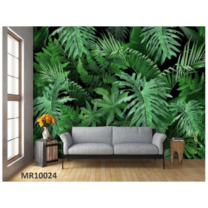 Jual Photowall Mural Dinding 3d Wallpaper Mural Daun Montera Custom Fnf52312fb Shopee Indonesia 7860