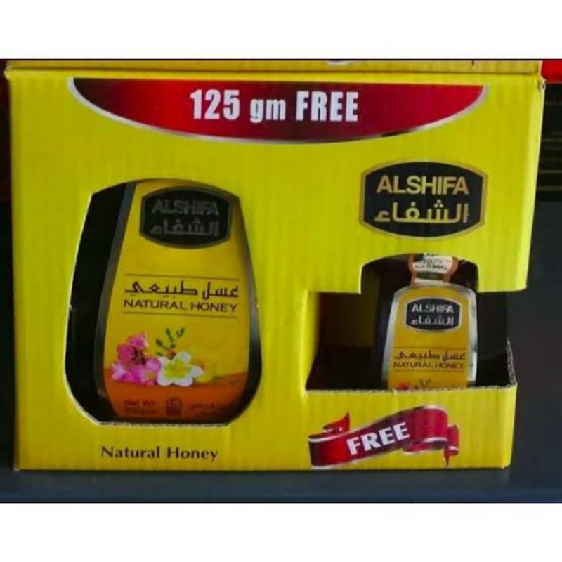 Madu alshifa 500gr+ 125gr free (exp 2025)