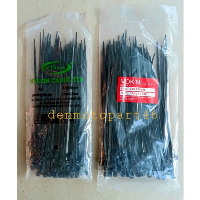 

TALI RIPET / KABEL TIES TIS ISI 100 PCS HITAM