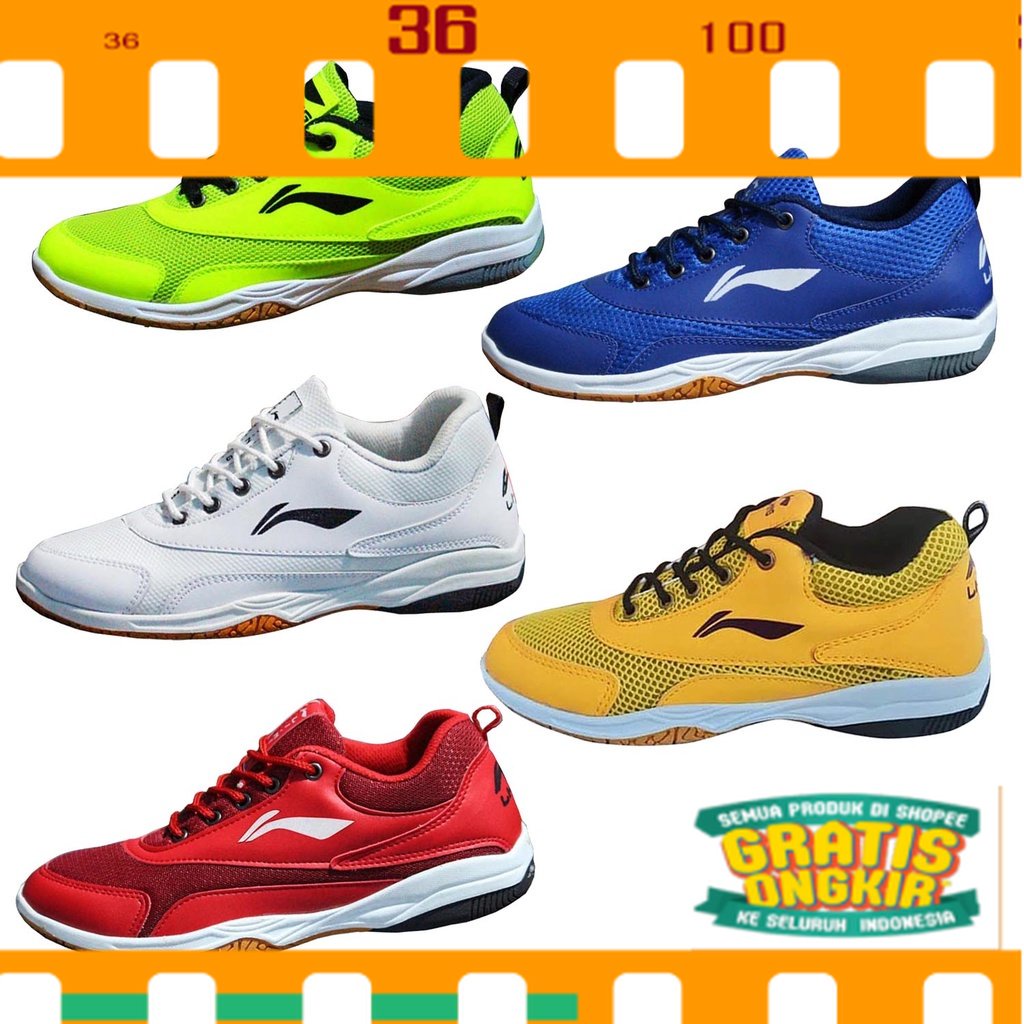 Sol Kuat Tebal Ringan Enteng Elastis big size / Sepatu Olahraga Badminton Lining / Sepatu Untuk Badm