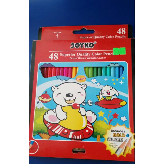 

Pensil warna joyko 48 warna