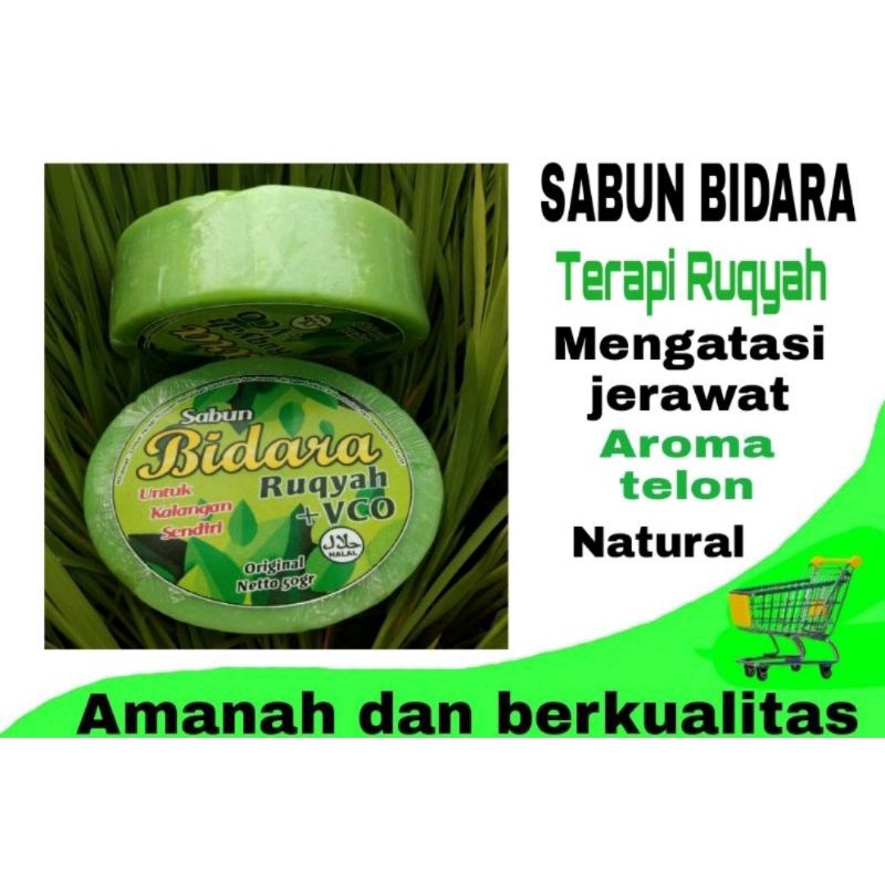 Sabun Bidara Original Hijau 50gr plus kelor dan plus VCO