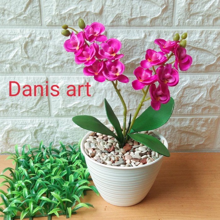 Jual Bunga anggrek/ Bunga anggrek mini/ Anggrek palsu/ Anggrek plastik CODES0X-S0X-