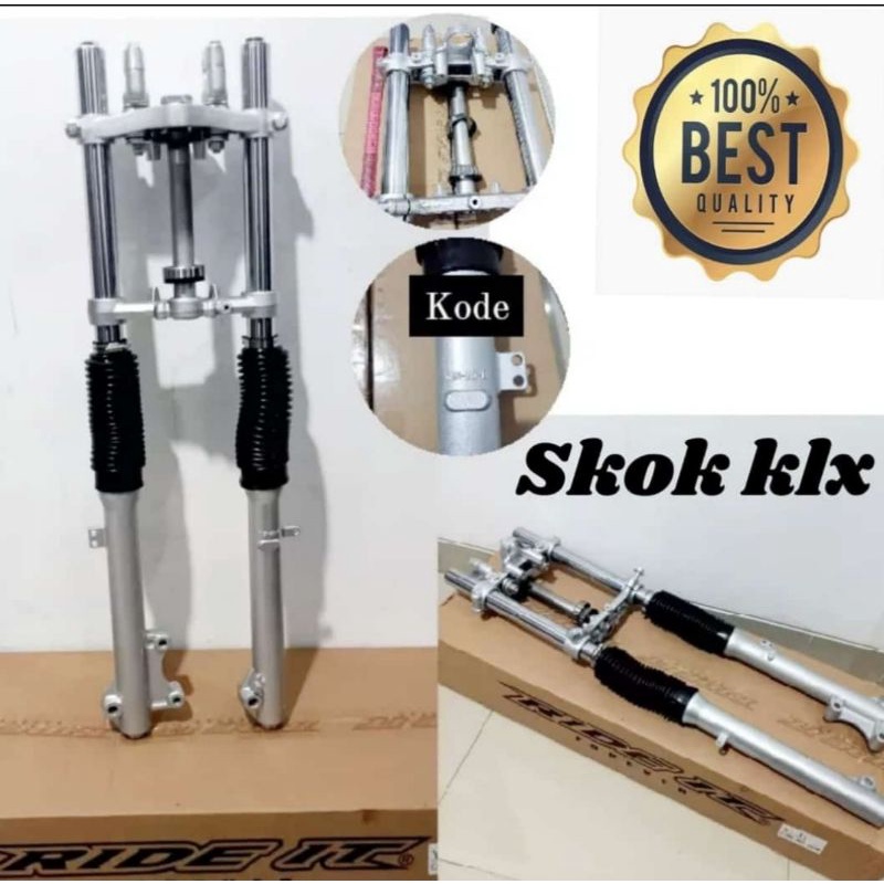 SHOCK DEPAN KLX 150  RIDE IT SHOCK TELE KLX /DTRAKER 150 STANDAR