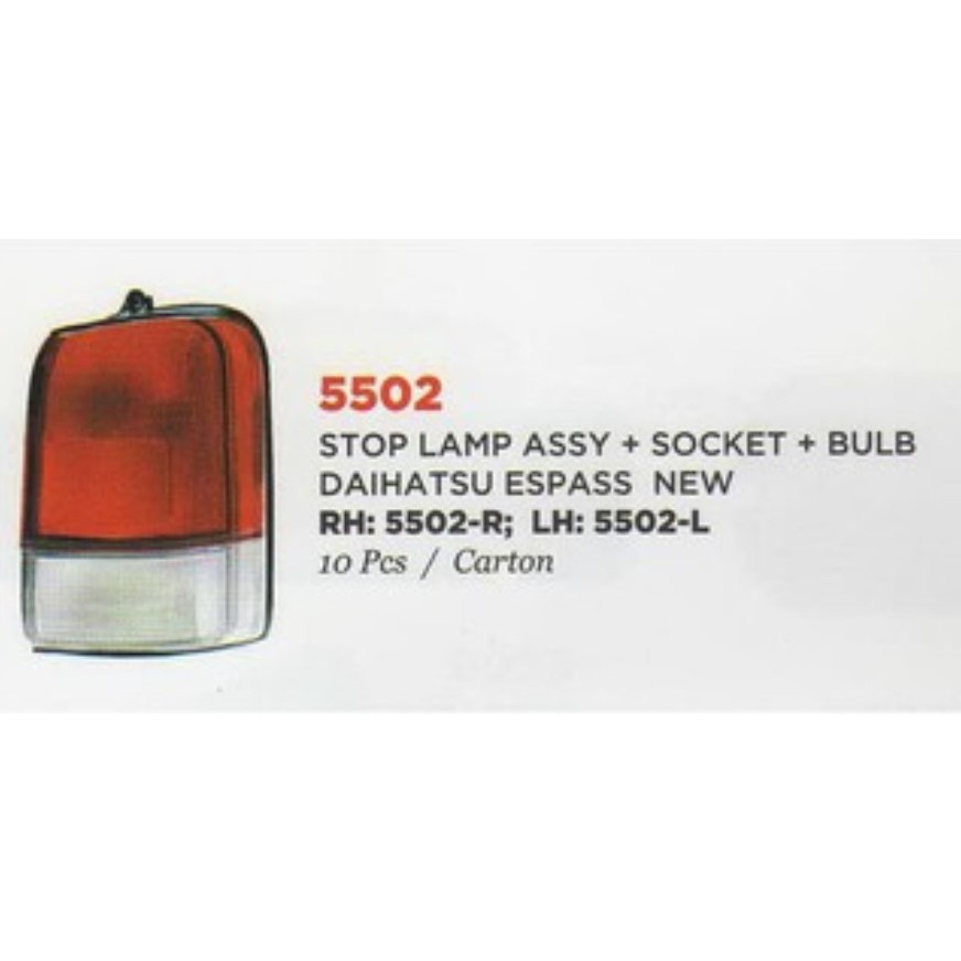 STOP LAMP - DAIHATSU ESPASS NEW MINIBUS P/M CPU
