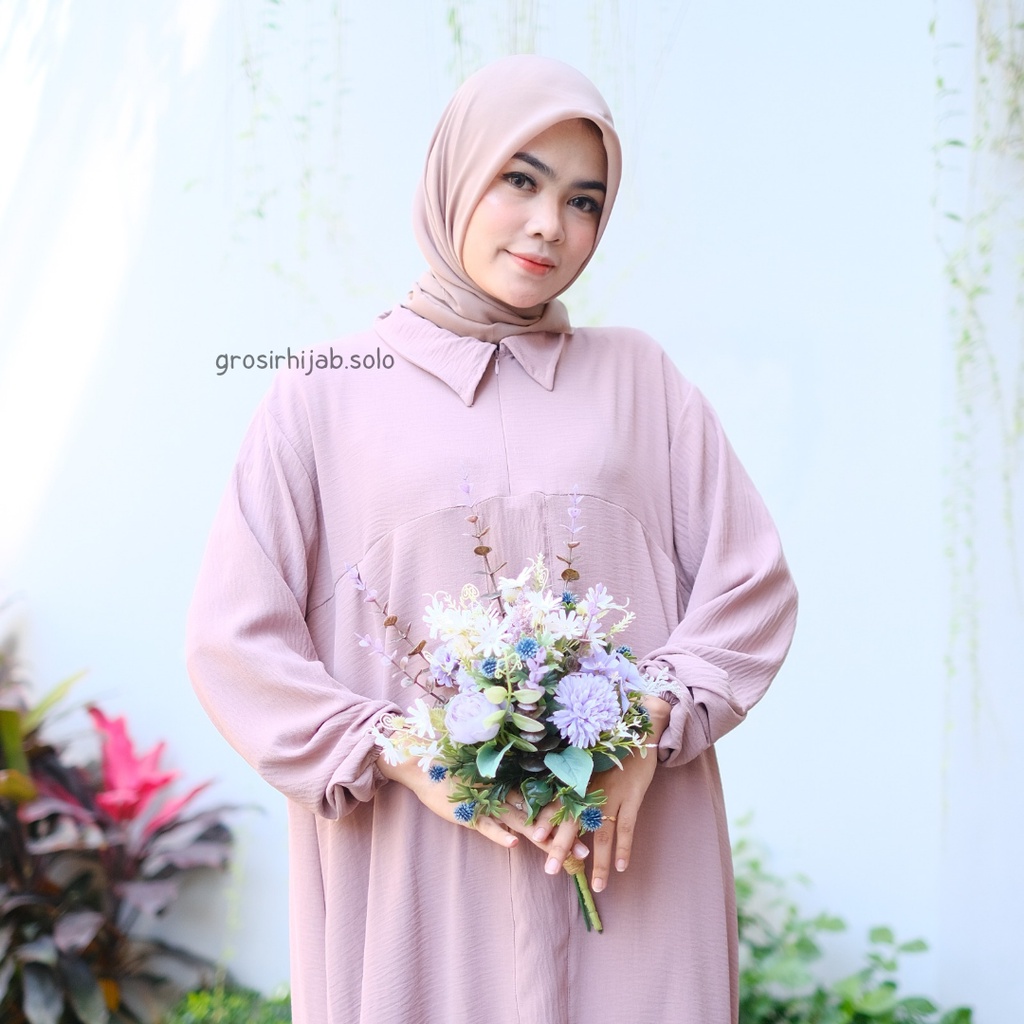 (MGA) GAMIS DIKKWA ATASAN WANITA CRINCLE AIRFLOW
